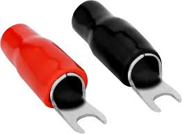 TERMINAL DE ESPADA CAL 4 ROJO Y NEGRA 4 PIEZAS - RADOX 